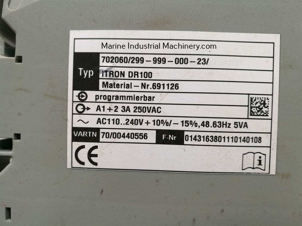 Weishaupt ITRON DR100 Programmable Controller