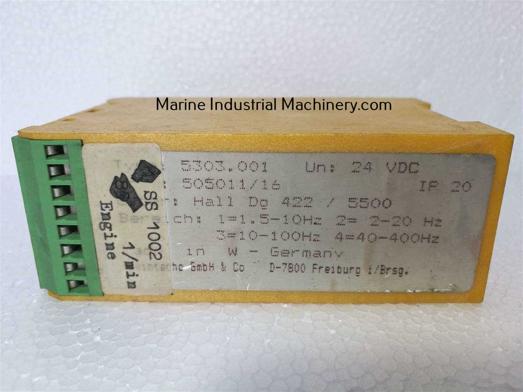 RHEIN TACHO 5303.001 Speed Relay