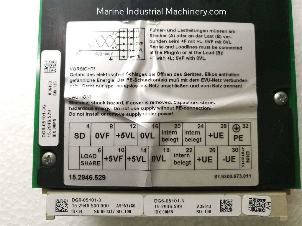 Industronic DG6-05101-3G Pcb Board