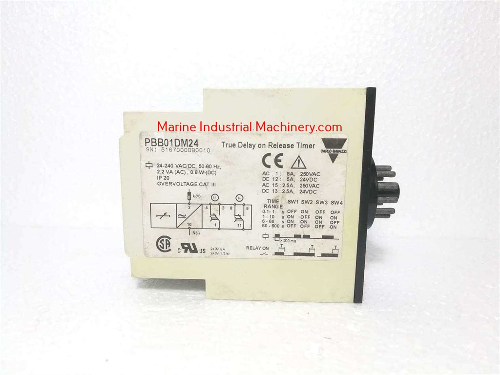 Carlo Gavazzi PBB01DM24 True Delay on Release Timer
