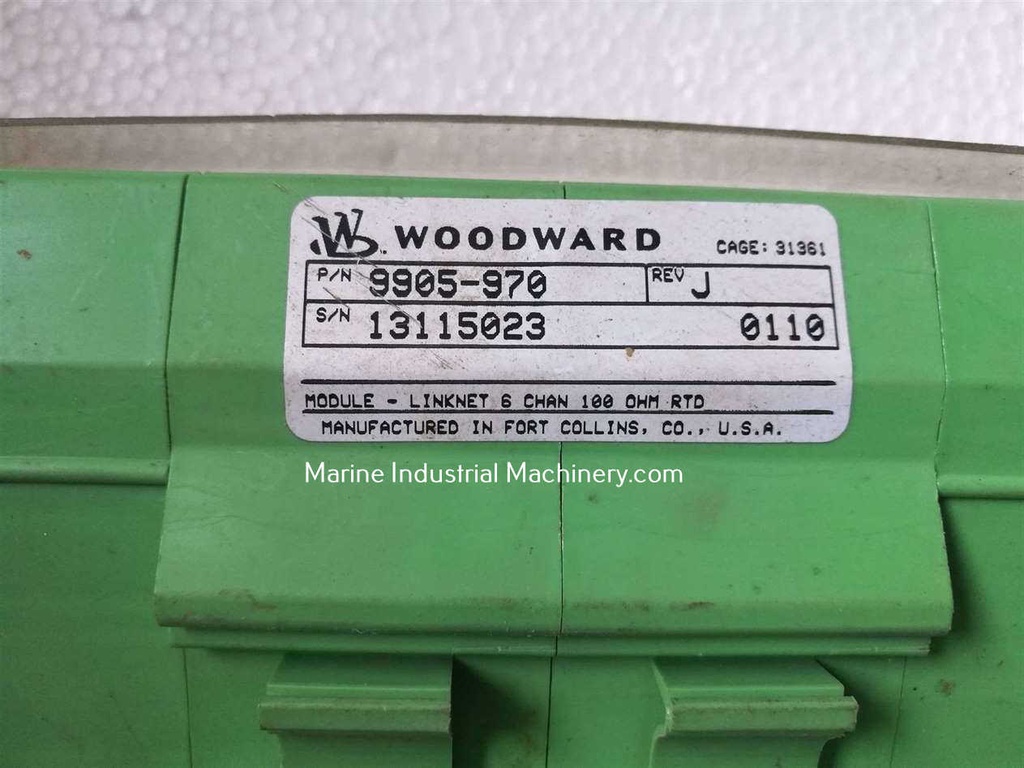 Woodward 9905-970 Linknet 6 Channel 100 ohm RTD