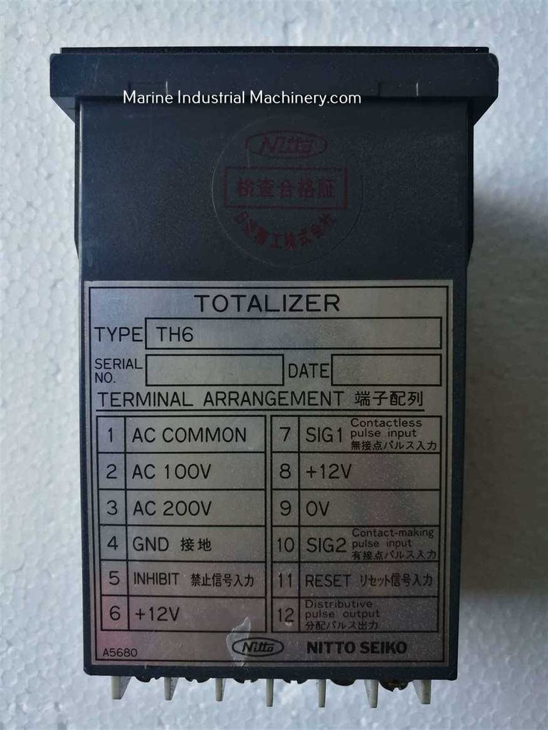Nitto Seiko TH6 Totalizer Converter & Recievers