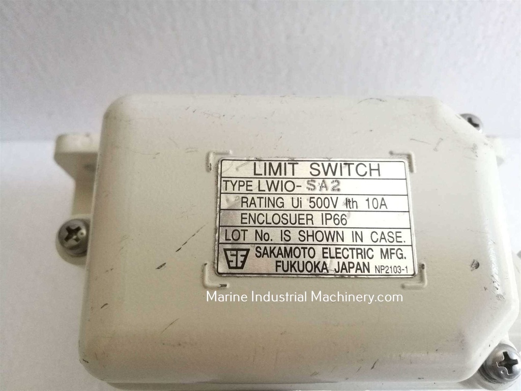 Sakamoto Electric LWIO-SA2 Limit Switch