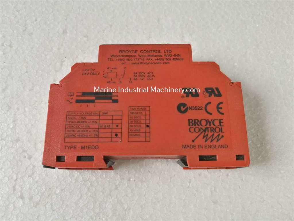 Broyce Control M1EDO Delay on Operate Relay