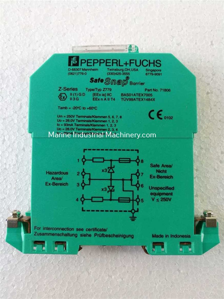 Pepperl+Fuchs Z779 Safe Snap Barrier