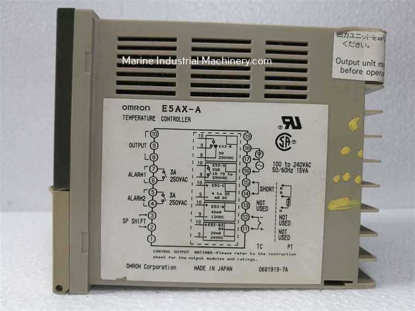 Omron E5AX-A Temperature Controller