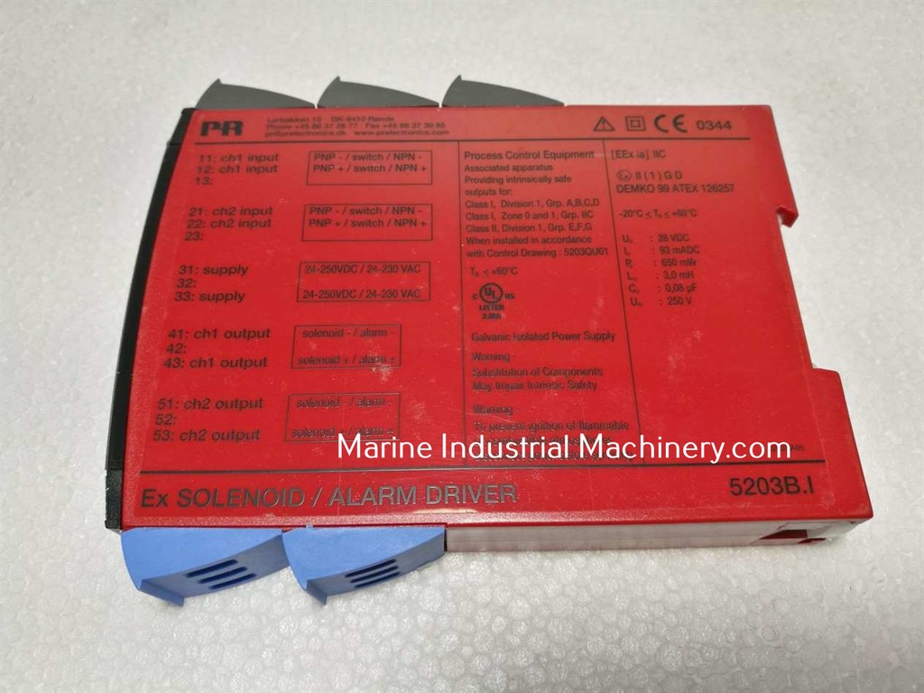 PR Electronics 5203B Solenoid Alarm Driver