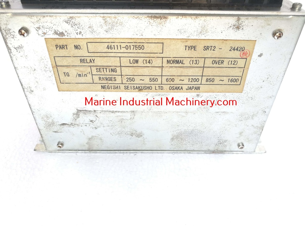 Negishi SRT2 46111-017550 Speed Relay