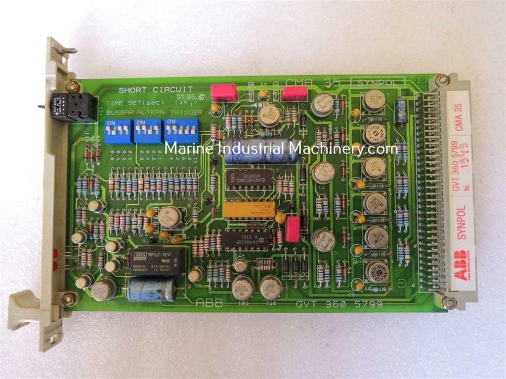 ABB SYNPOL CMA 35 GVT 360 5799 Short Circuit Card