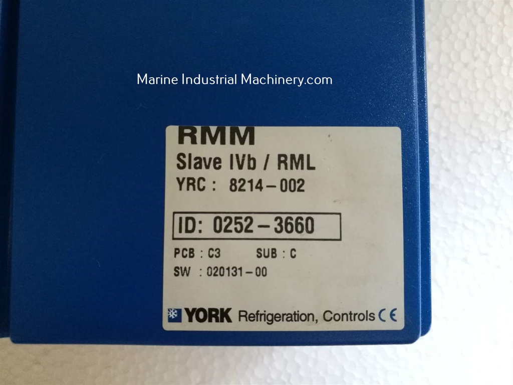 York RMM 8214-002 Refrigeration Controls