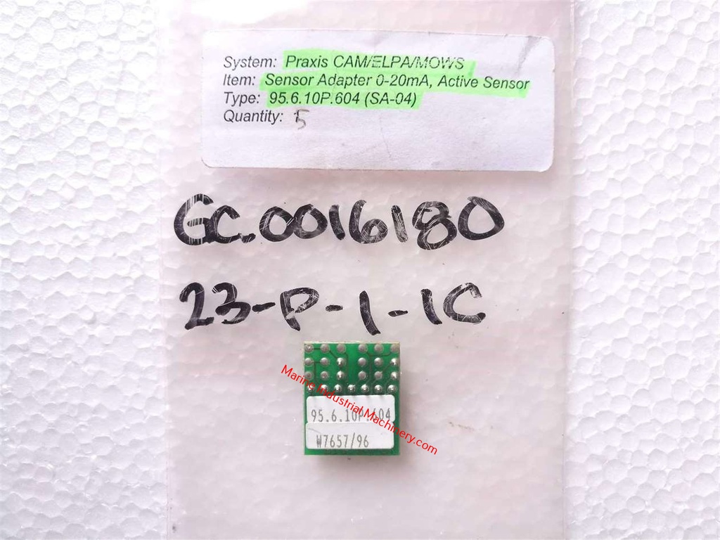 Praxis 95.6.10P.604 Sensor Adapter