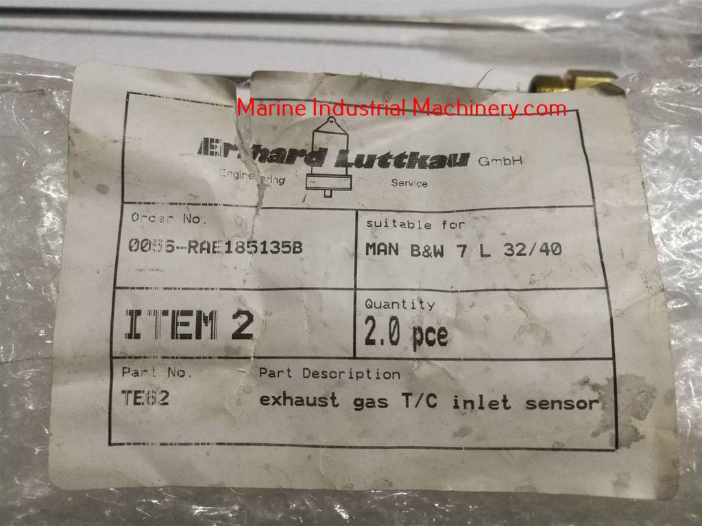 Erihard Luttkau X11.99011-0850 Exhaust gas TC Inlet Sensor