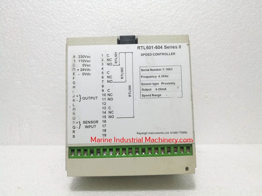 Raytel RTL504 Speed Controller