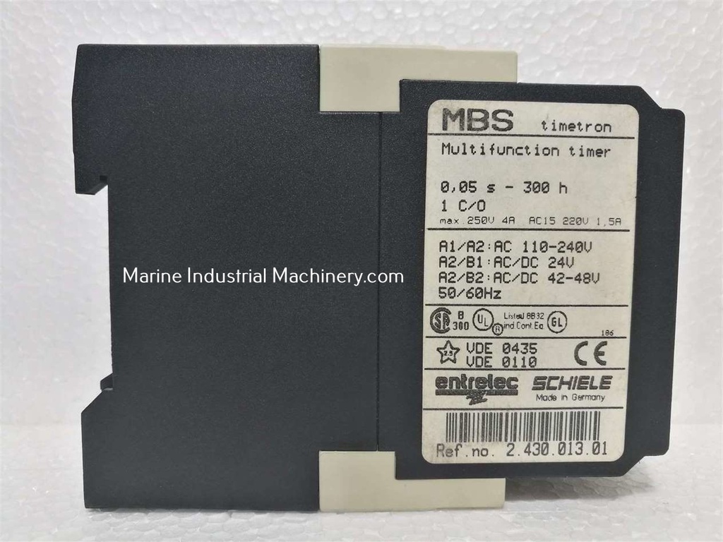Entrelec Schiele MBS 2.430.013.01 Multifunction Timer* 0,05s-300h 10C/0