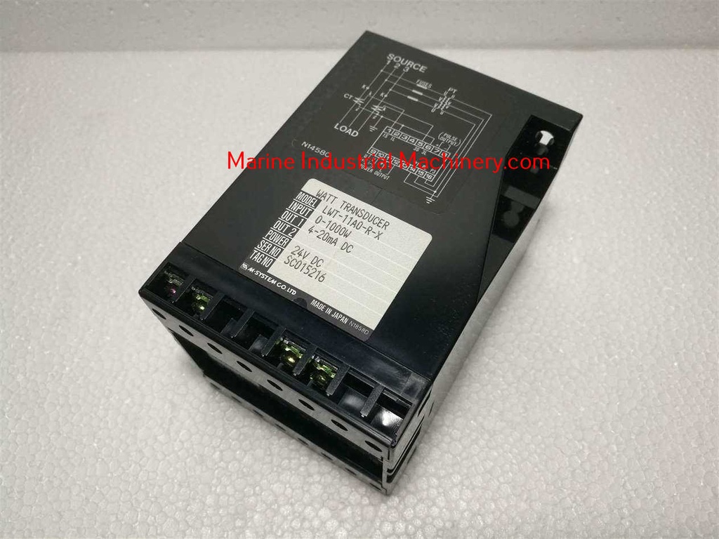 M.System LWT-11AO-R-X Watt Transducer