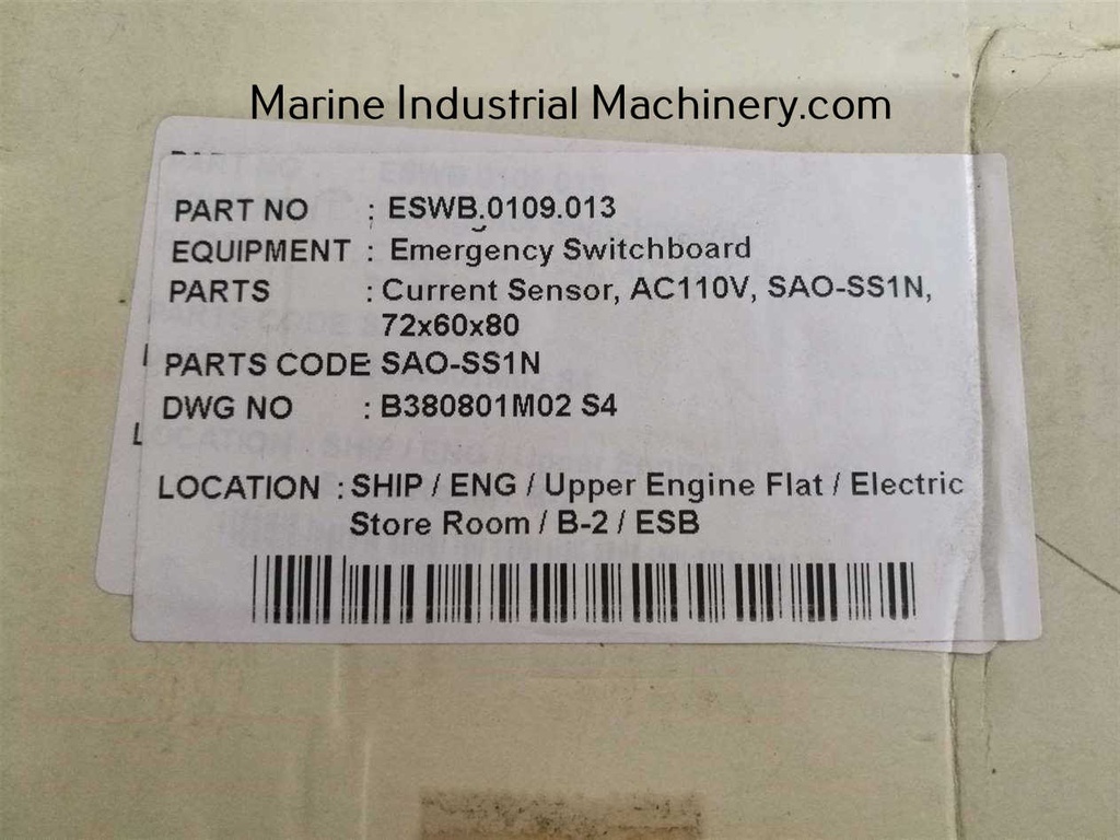 Omron SAO-S1N Current Sensor