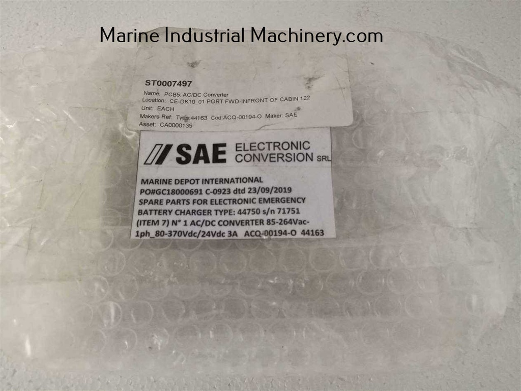 Sae 44163 Power Supply