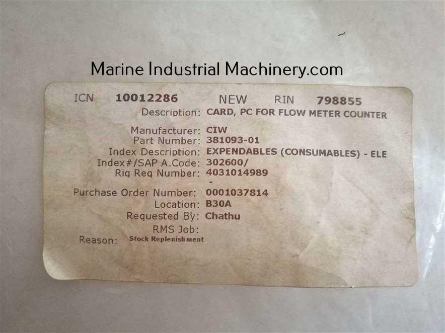 CIW 381093 Pcb Card