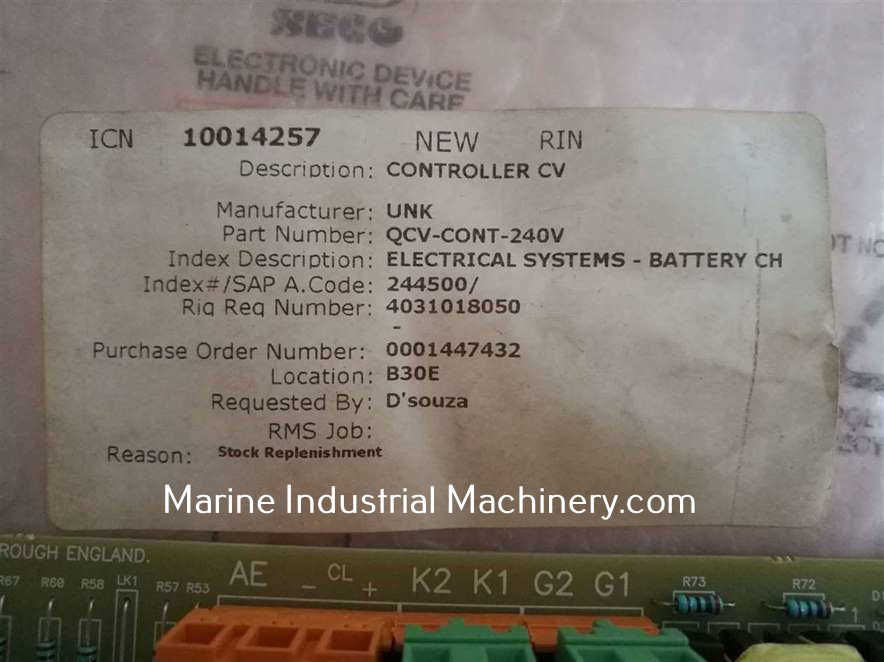 Erskine QCV-CONT-240V Pcb