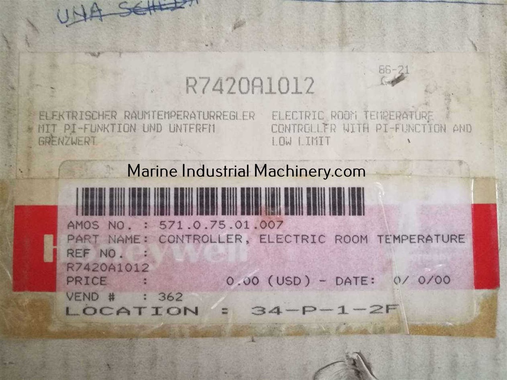 Honeywell Micronik100 R7420A1012 Temperature Controller Module