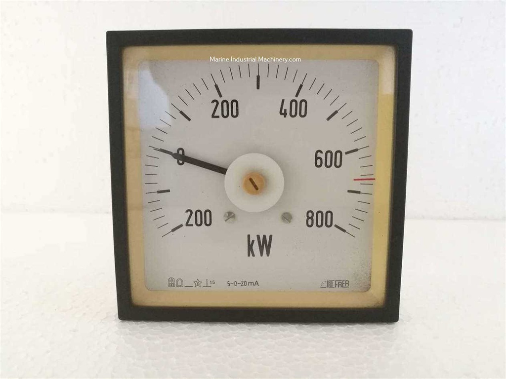 FRER DC Moving Coil Ammeter (-200-0-800kW)