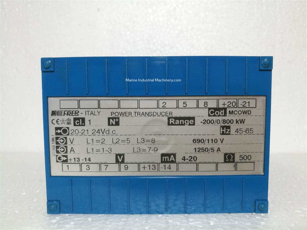 Frer MCOWD Power Transducer 1250-5A