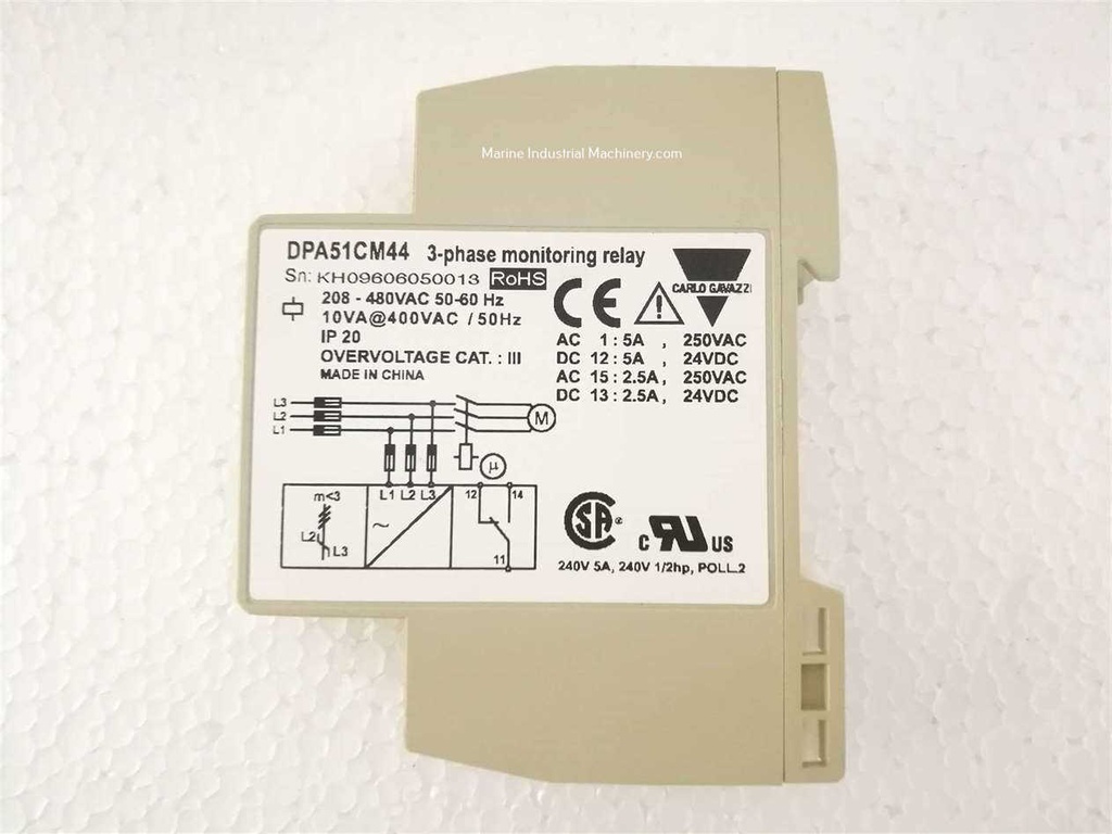 Carlo Gavazzi DPA51CM44 3-Phase Monitoring Relay