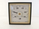 FRER DC Moving Coil Ammeter (-200-0-800kW)