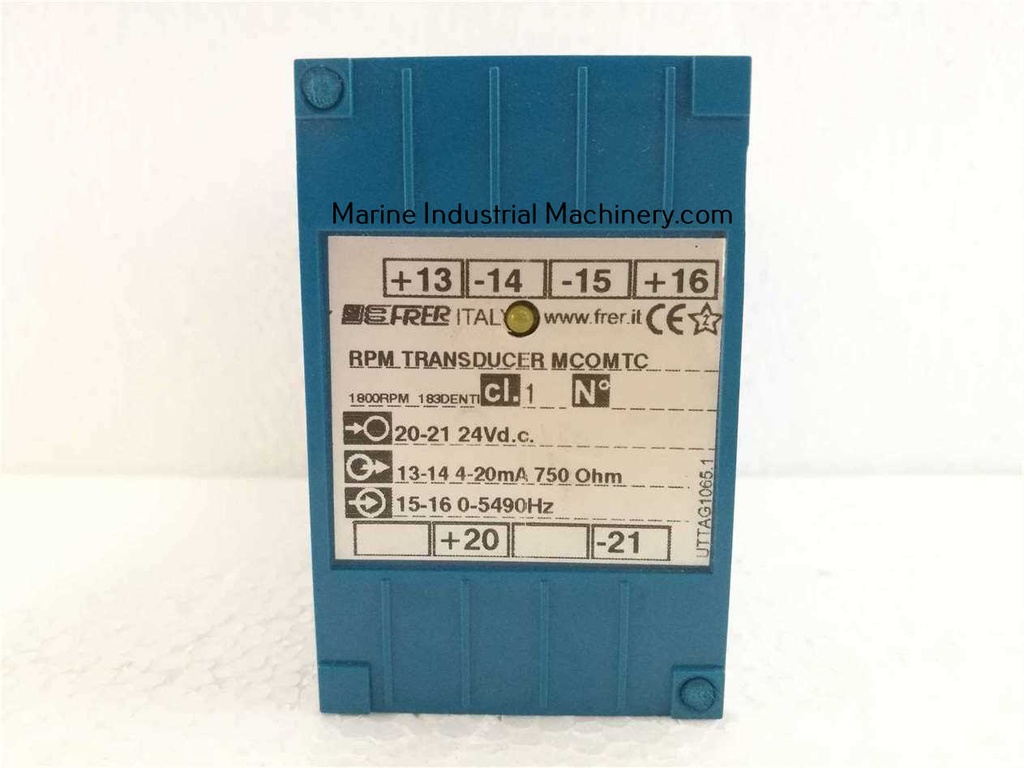 Frer MCOMTC RPM Transducer