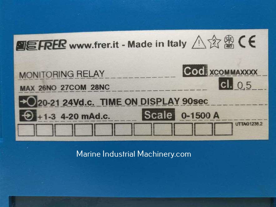 Frer XCOMMAXXXX Monitoring Relay (Scale:0-1500A)