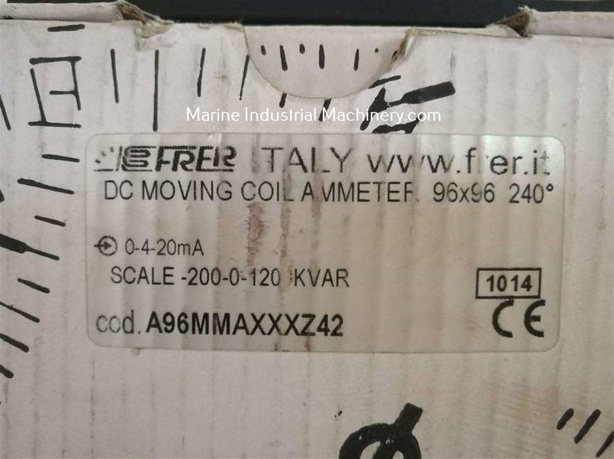 Frer DC moving Coil Ammeter (-200-0-1200kvar)