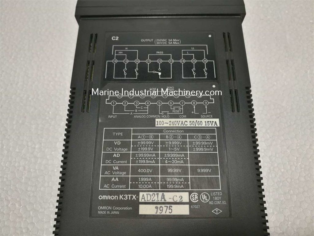 Omron K3TX-AD21A-C2 Digital Meter