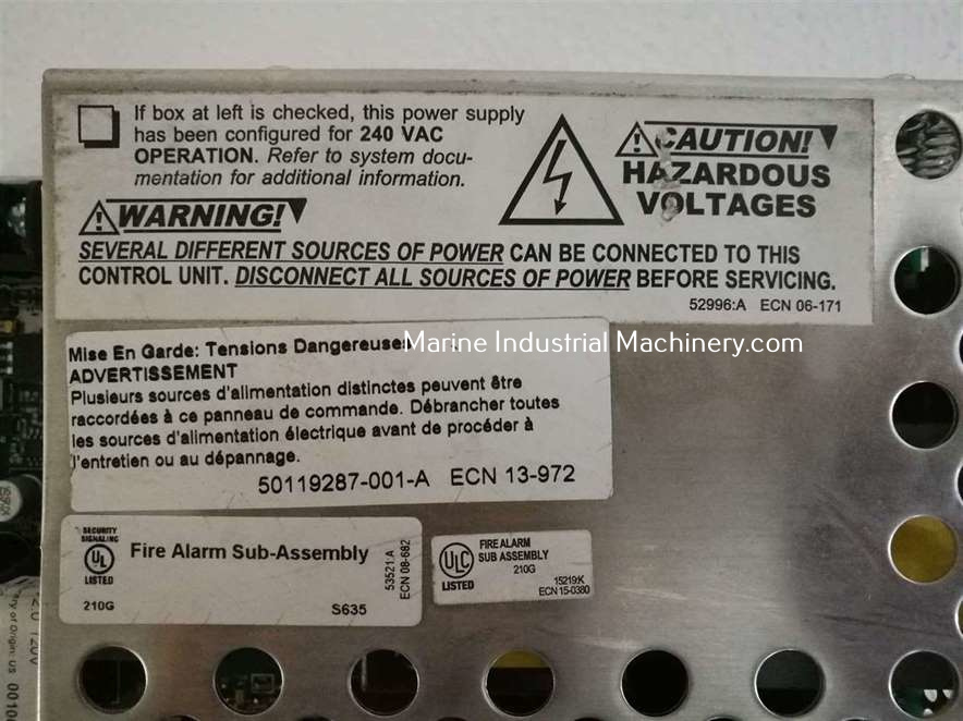 Notifier CPS-24 Rev:E Fire Alarm Power Supply