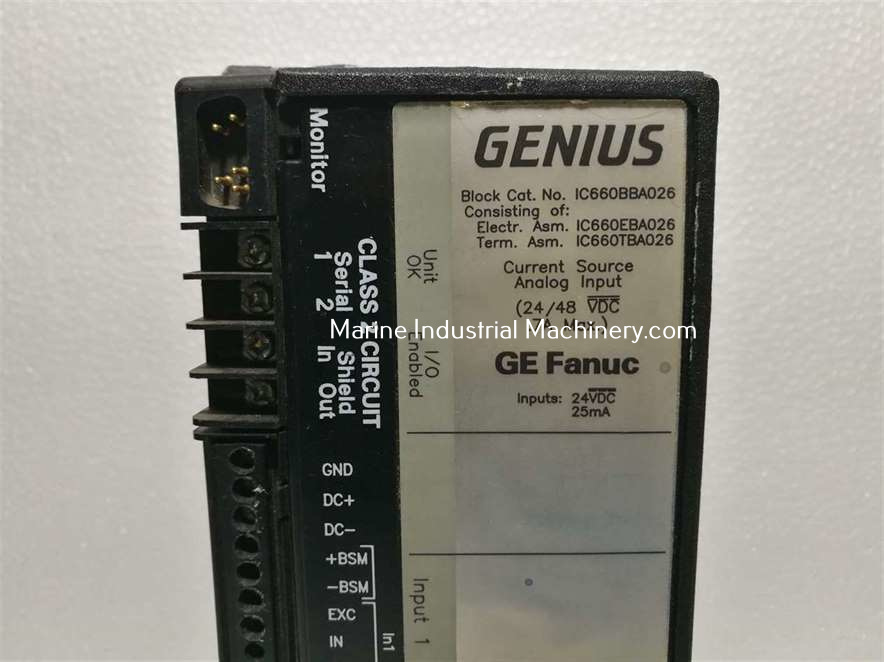 GE Fanuc IC660BBA026 Analog Input block