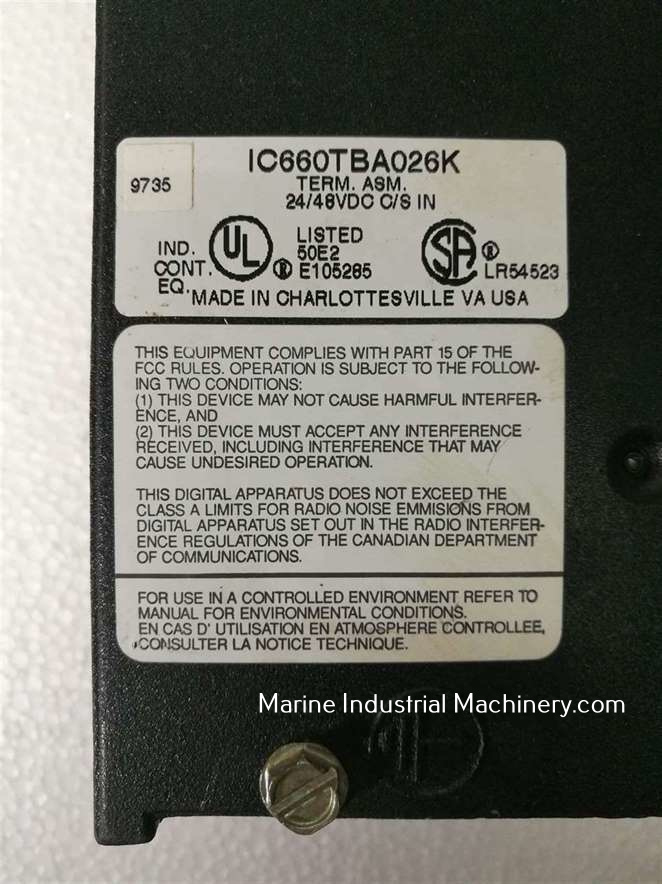 GE Fanuc IC660BBA026 Analog Input block