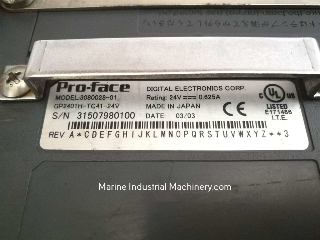 Digital Electronics Pro-Face 3080028-01 GP2401H-TC41-24V Interface Panel Display