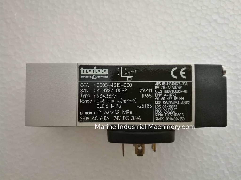Trafag 9B4.3377 Pressure Switch