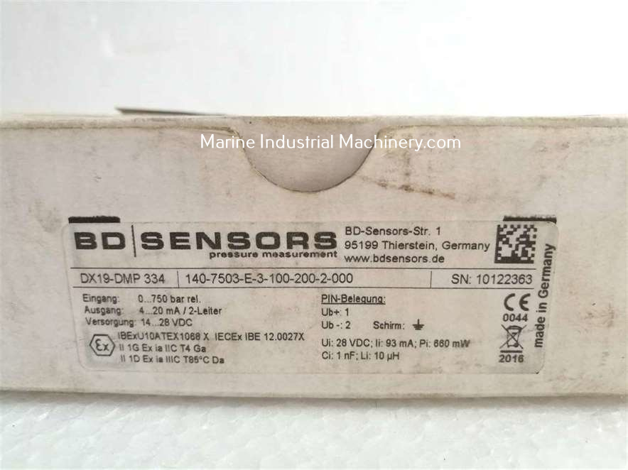 BD-Sensor DX19-DMP 334 Pressure Transmitter