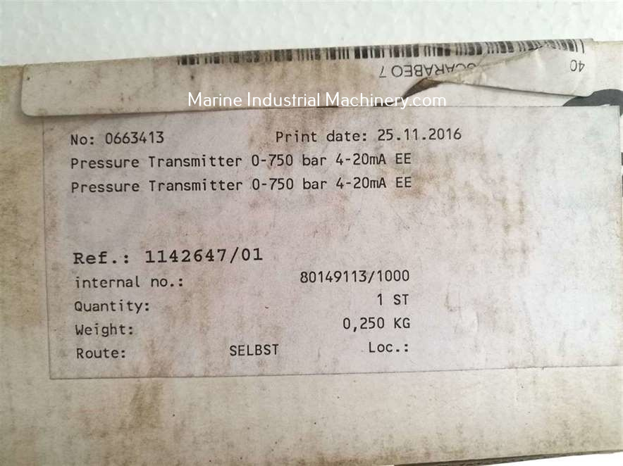 BD-Sensor DX19-DMP 334 Pressure Transmitter