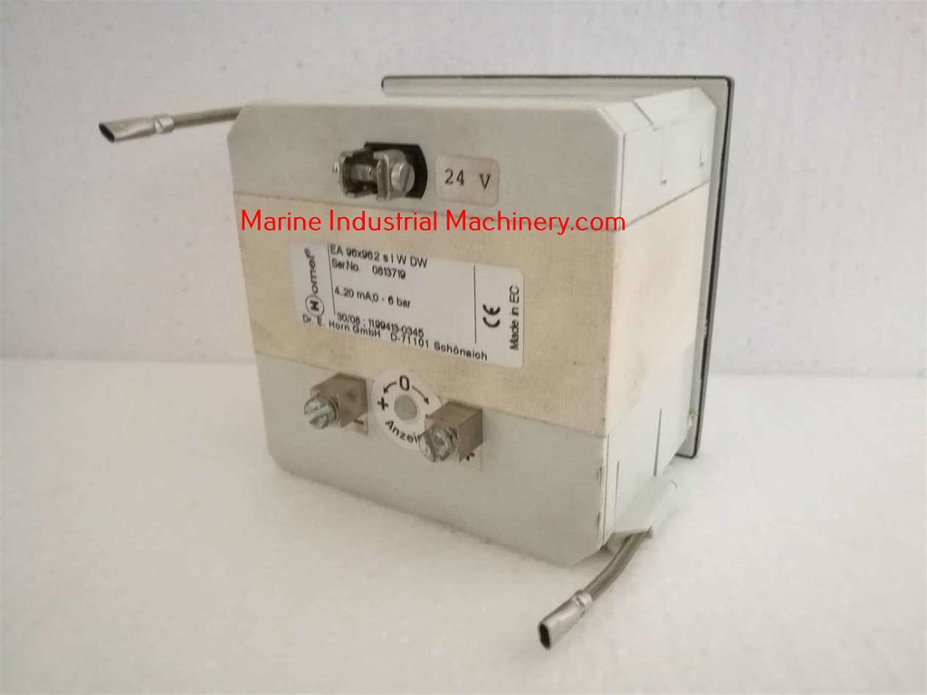 Man B&W Pressure Indicator 0-6 Bar