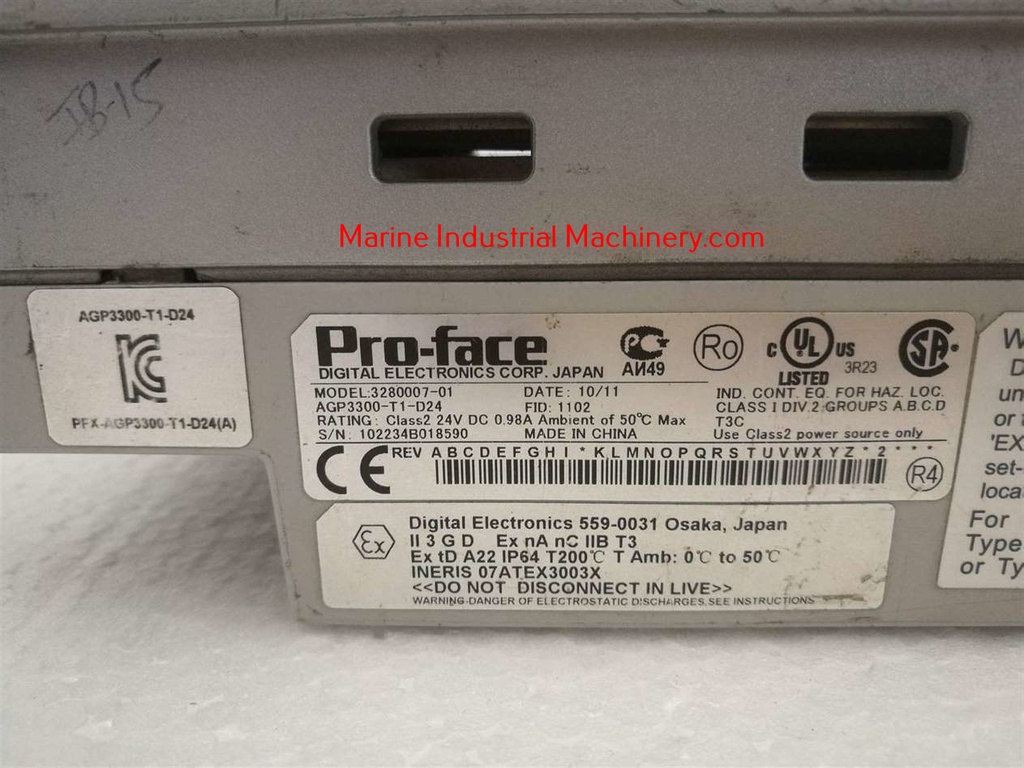 Digital Electronics Pro-face 3280007-01 Touch Screen Operator Panel