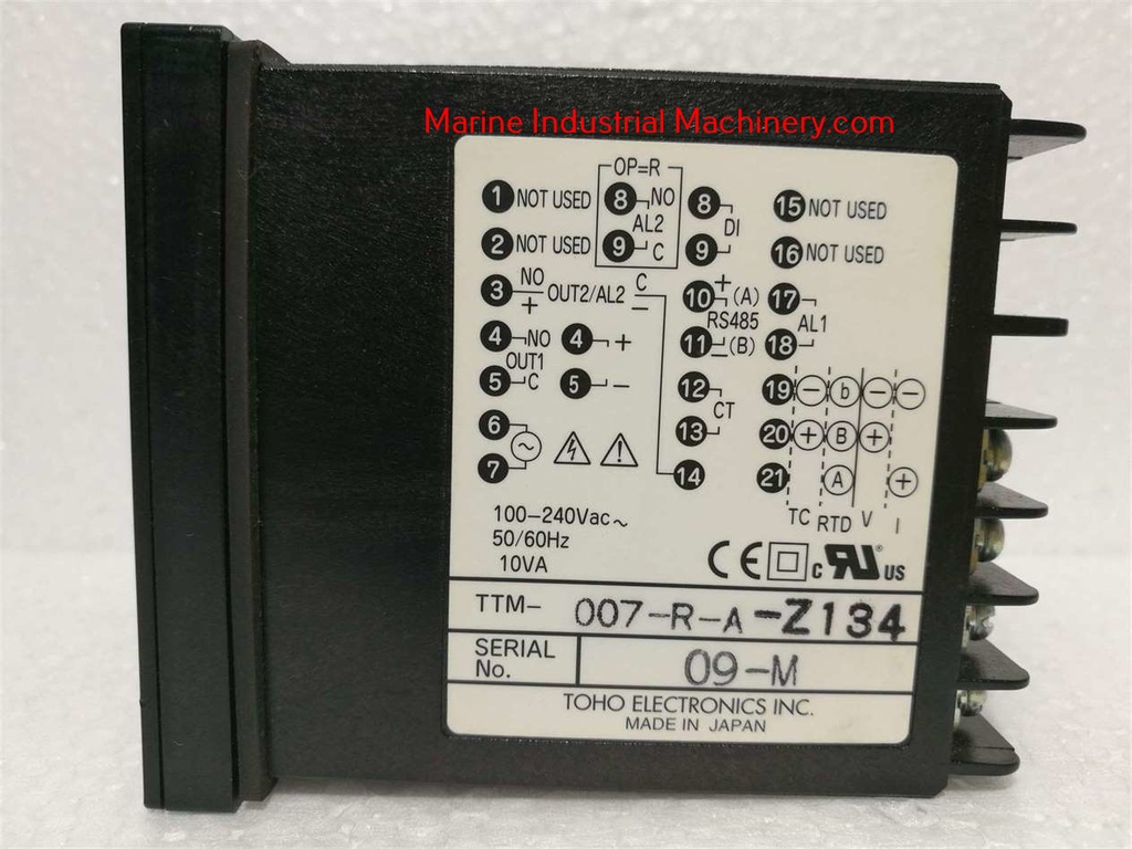 Toho Electronics TTM-007-R-A-Z134 Temperature Controller