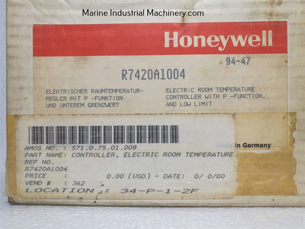 Honeywell Micronik 100 R7420A1004 Temperature Controller Module