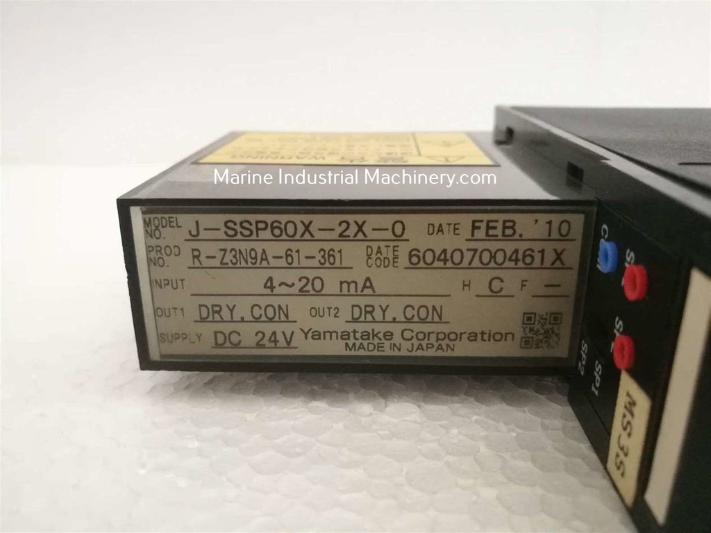 Yamatake J-SSP60X-2X-0 Controller