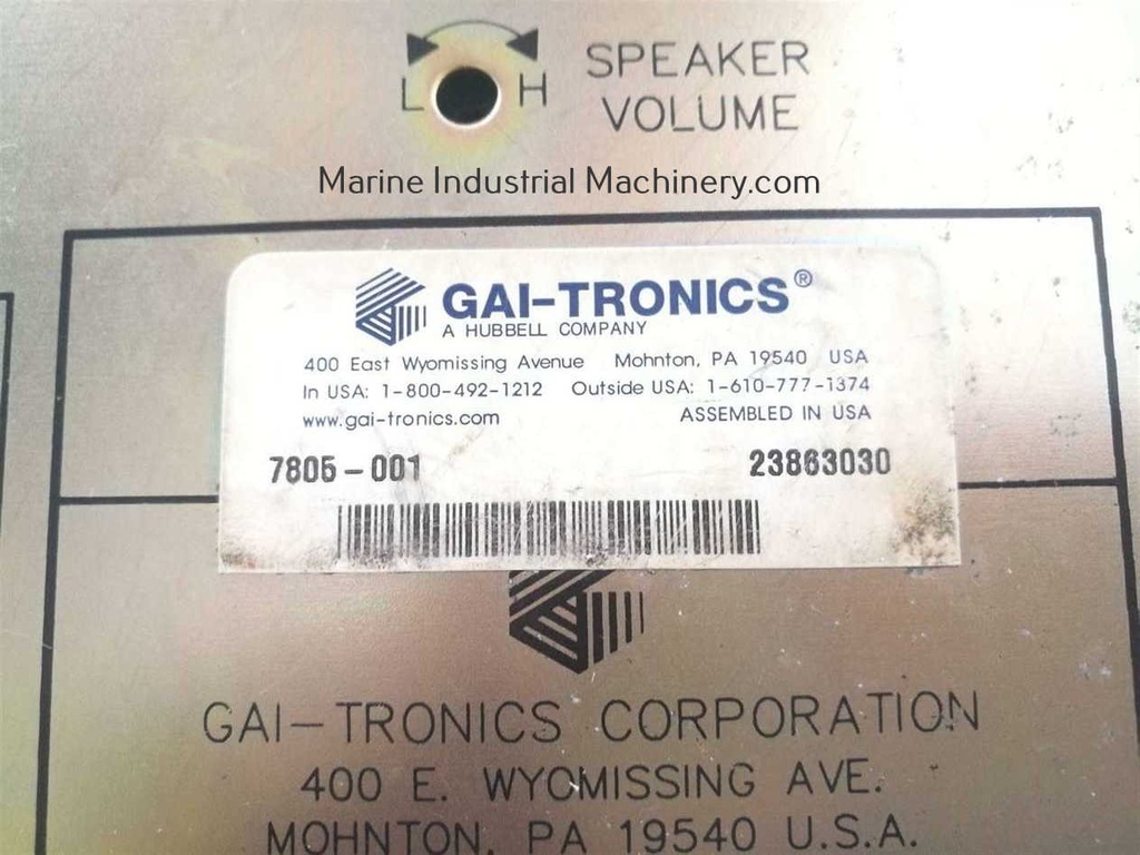GAI-Tronics 7806-001 Handset Speaker Amplifier