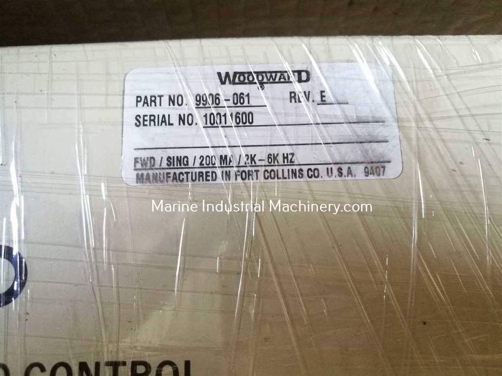 Woodward 2301A Load Sharing Speed Control