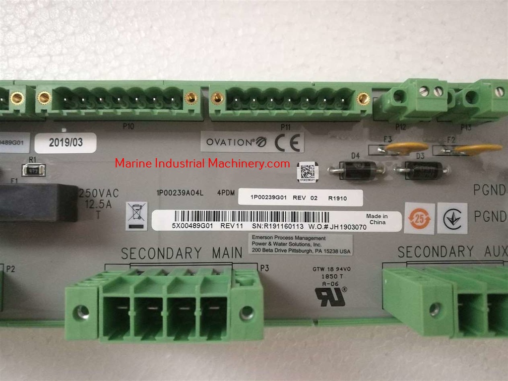 Emerson 5X00489G01 Rev 11 Module