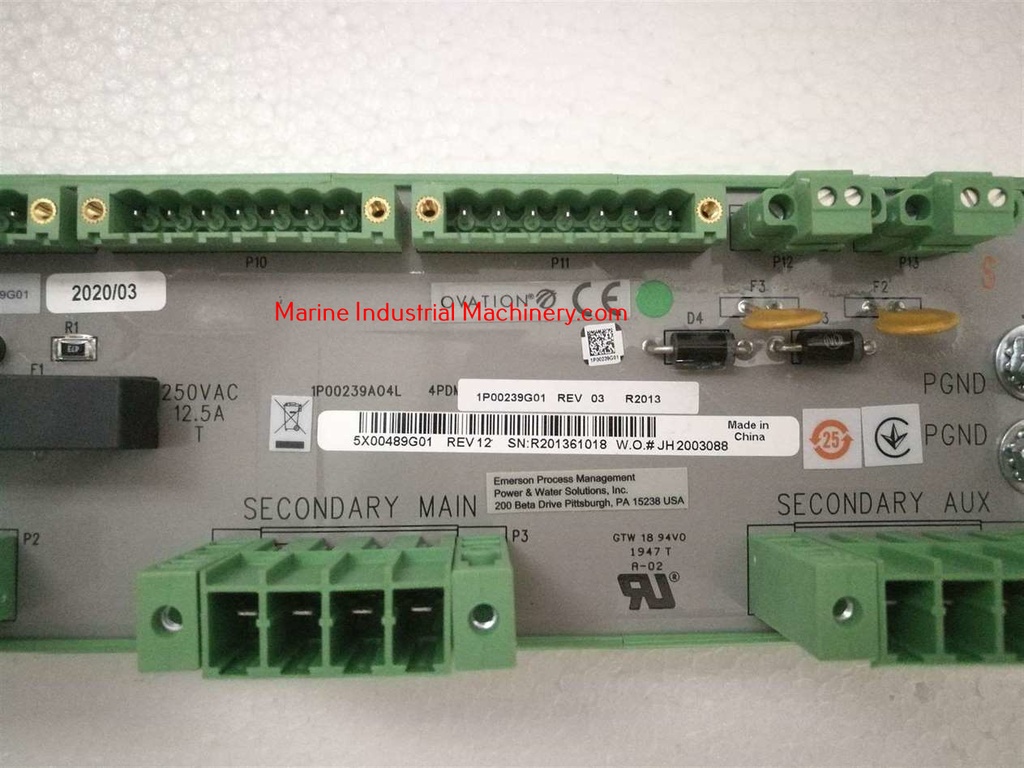 Emerson 5X00489G01 (Rev 12) Module