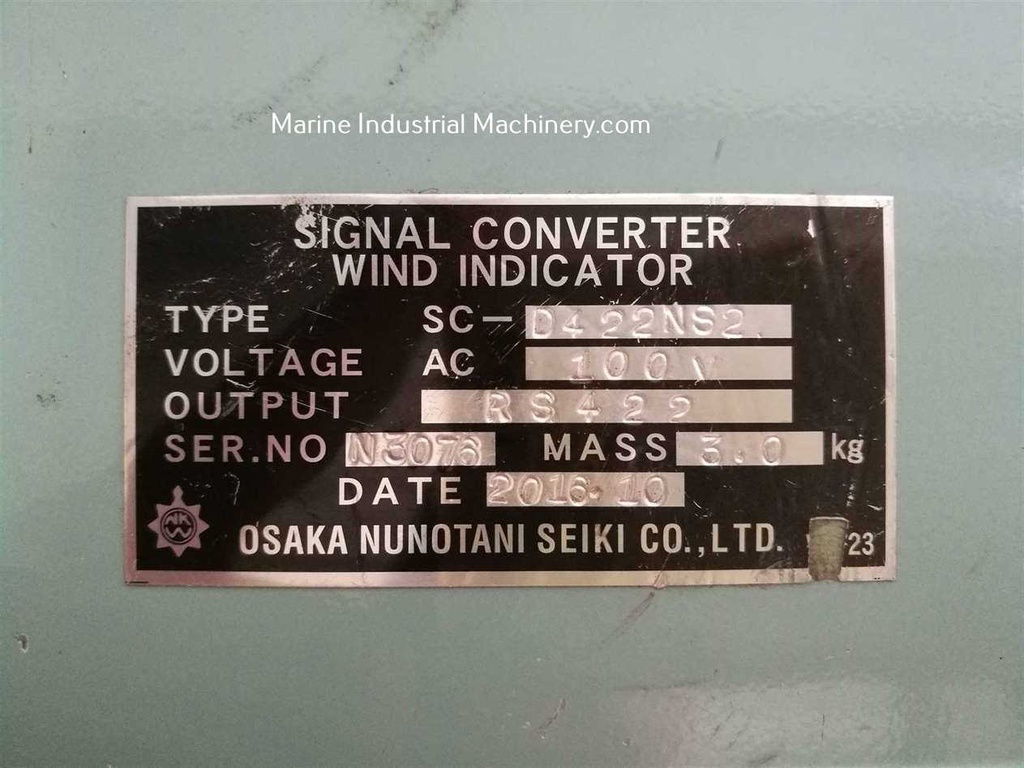 Osaka SC-D422NS2 Signal Converter Wind Indicator