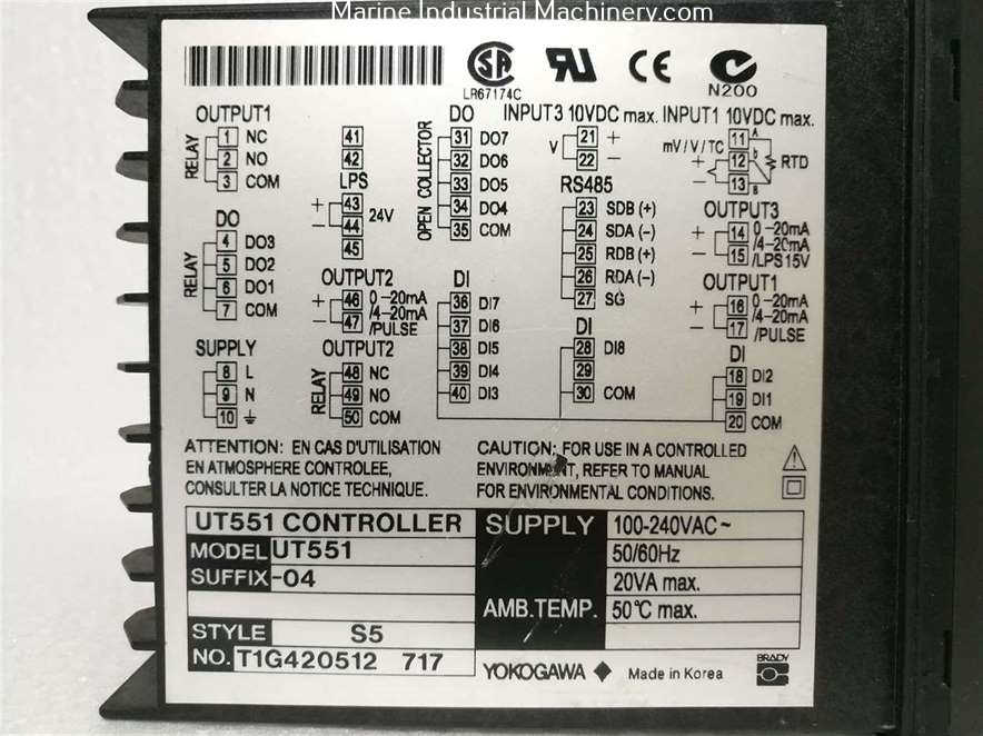 Yokogawa UT551 Controller